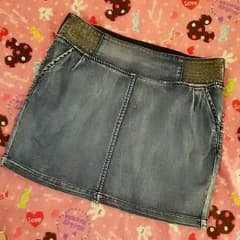 大きいサイズ☆訳あり☆デニム☆ミニスカートのサムネイル