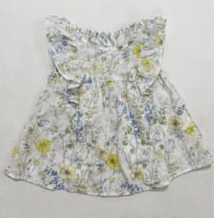 花柄ブラウス フリル 刺繍のサムネイル