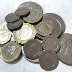 外貨】イギリス 硬貨17枚まとめ 1ポンド 2ポンド 20ペンス 25ペンス