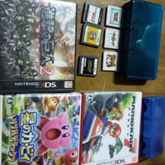 ニンテンドー3DS アクアブルー　ソフトセットのサムネイル