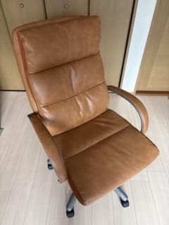 関家具 レザーポケットコイルチェア Ⅱ ハイタイプ ライトブラウン PU