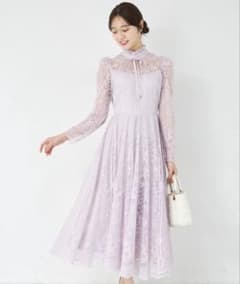tocco closet レースワンピース パープルのサムネイル