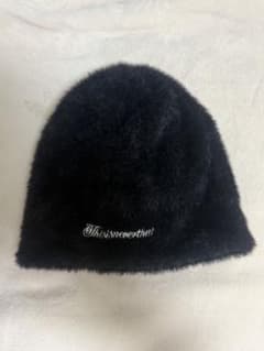 thisisneverthat ニット帽 モヘアビーニー ブラックのサムネイル