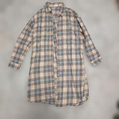 CINEMA CLUB チェック柄シャツワンピース Mサイズ