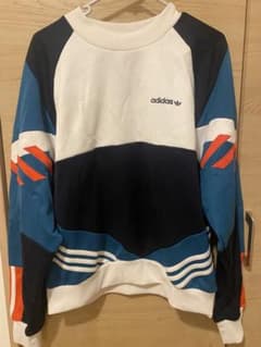 adidas トレーナー Lホワイト/ブルー/ブラック/オレンジのサムネイル