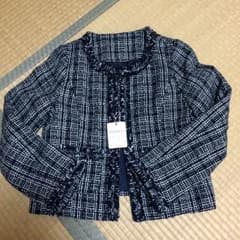 ノーカラージャケット 卒業入学に！のサムネイル