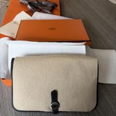 HERMES ドゴン 極美品 財布 黒 Y刻印 2020年製 シボレザー 箱付き 