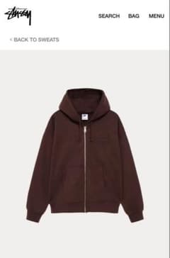Stussy Nike Fleece Zip Hoodie Brown げんち様 - メルカリ