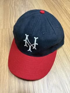 Cooperstown Ballcap アメリカ製 黒/赤 7 3/8