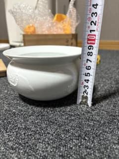 平戸焼　横石嘉助作　白磁　建水 平戸焼 横石嘉助作 白磁 建水 - メルカリ