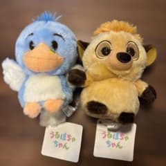 うるぽちゃちゃん ぬいぐるみ ライオンキング ザズー ティモン 2体セットのサムネイル