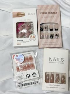 ネイルチップ つけ爪 ネイルシール付きのサムネイル