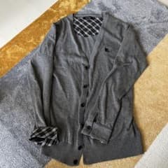 美品　　BURBERRY BLACK LABEL ニットカーデガンのサムネイル