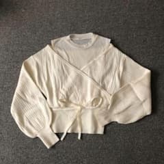 お値下げ！【新品】ヨガ＆バレエ　トレーニングウェア 重ね着風カシュクールボレロのサムネイル