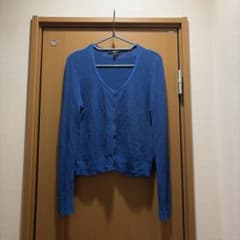 UNIQLO 블루 가디건 긴팔
