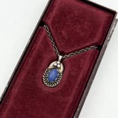 Georg Jensen ジョージ・ジェンセン ラピスラズリ シルバーネックレス