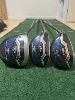 【レフティ】つるやAXELGF3本セット（5W, 4U, 5U）カーボンフェース レフティ】つるやAXELGF3本セット（5W, 4U, 5U）カーボンフェース