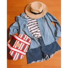 新品未使用 ♡ / デニムショートパンツのサムネイル