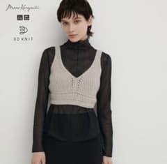 マメクロ　完売リブニットブラのサムネイル