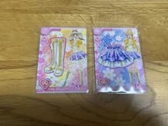 アイカツ アンコール　イエロー編み上げブーツ　ラベンダーフリルスカートのサムネイル