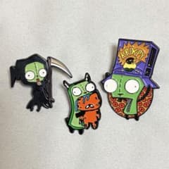 インベーダー・ジム ピンバッジ 3個セットのサムネイル