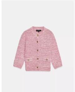 3/4 レングス　スリーブ　ニット　カーディガン　ZARA ザラ ZARA - ZARA 3/4レングススリーブニットカーディガンSサイズ新品タグ