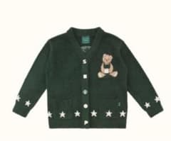 スターバックス ジェラートピケ ニットカーディガン - メルカリ