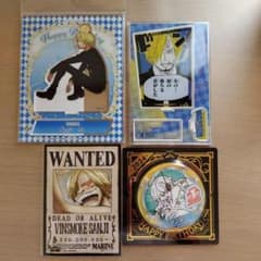 ワンピース【サンジ】バースデーアクスタ&ジオラマフィギュア&缶バッジ
