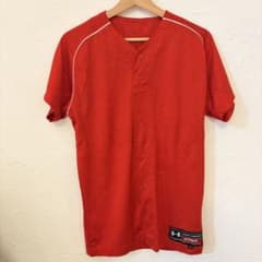 UNDER ARMOUR 野球 ユニフォーム レッド S 練習着のサムネイル