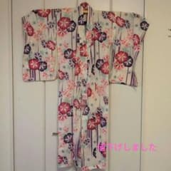 キッズ浴衣 帯 下駄 3点セット140センチ - メルカリ