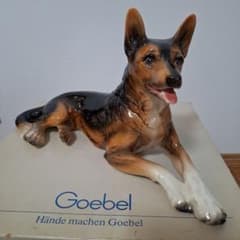 Goebel ゲーベル シェパード 陶器 置物 ドイツ - メルカリ