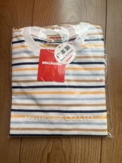 ミキハウス　長袖Tシャツ　110 新品未使用　未開封（写真撮影の際開けたのみ）のサムネイル
