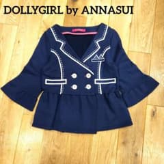 DOLLYGIRL by ANNASUI】トロンプルイユ ジャケット ネイビー - メルカリ