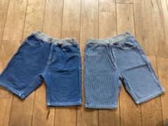 【無印良品】デニムハーフパンツ　２枚セットのサムネイル