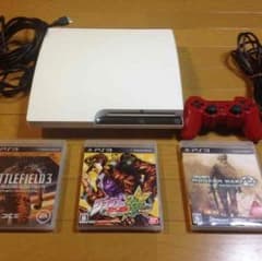 PS3 160GB 本体＋箱  HDMIケーブル付  ソフト3本セットのサムネイル