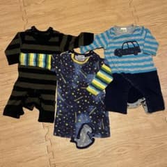 ベビー服 ロンパース 3点 まとめ 男の子　70 90