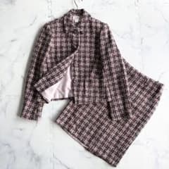 Excellent condition MARELLA Max Mara tweed suit set tk273
