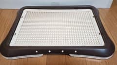 リッチェル 犬用トイレ お掃除簡単ステップトレー レギュラー ダークブラウンのサムネイル