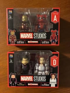 MARVEL STUDIOS BE@RBRICK A賞＋D賞のサムネイル