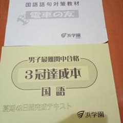 浜学園 国語 3冠達成本 男子最難関中学 語彙力 語句 - メルカリ