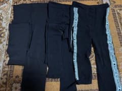 キッズ ブラック スパッツ レギンス　150 3枚セットのサムネイル