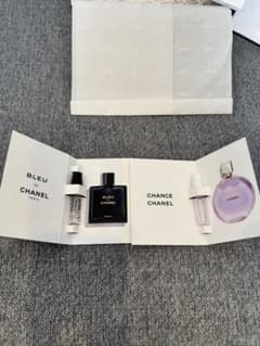 CHANEL シャネル 香水サンプルセット ギフト箱(緩衝材付き)＆ショップ袋のサムネイル