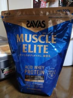 明治 ザバス マッスルエリート バニラ風味 900gのサムネイル