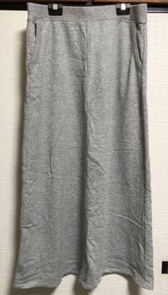 ゆっこ様専用　GU ロングスカート　スエットのサムネイル