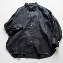 美品✨バンヤードストーム リネン長袖シャツ 2WAYリネンシャツ パール 