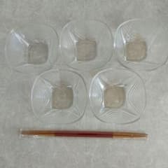 SOGA CHERRY ガラス小鉢 5客セット 箱付き 昭和レトロ - メルカリ
