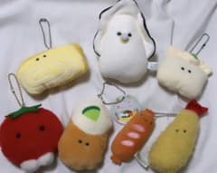 つぶらな瞳のお弁当箱 ぬいぐるみマスコット 7種セットのサムネイル