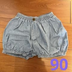 UNIQLO ベビー デニム風ショートパンツ 90cmのサムネイル
