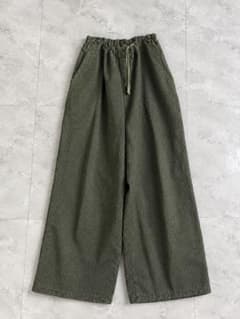 最安値"希少リブ無し" vintage チェコ軍 極太 ナイトカモ カーゴパンツのサムネイル