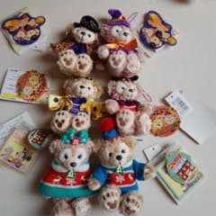ダッフィー・シェリーメイ ぬいぐるみバッジ 6体セット - メルカリ